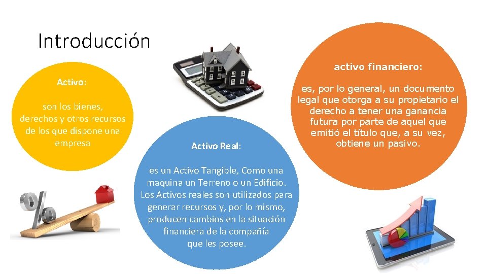 Introducción activo financiero: Activo: son los bienes, derechos y otros recursos de los que