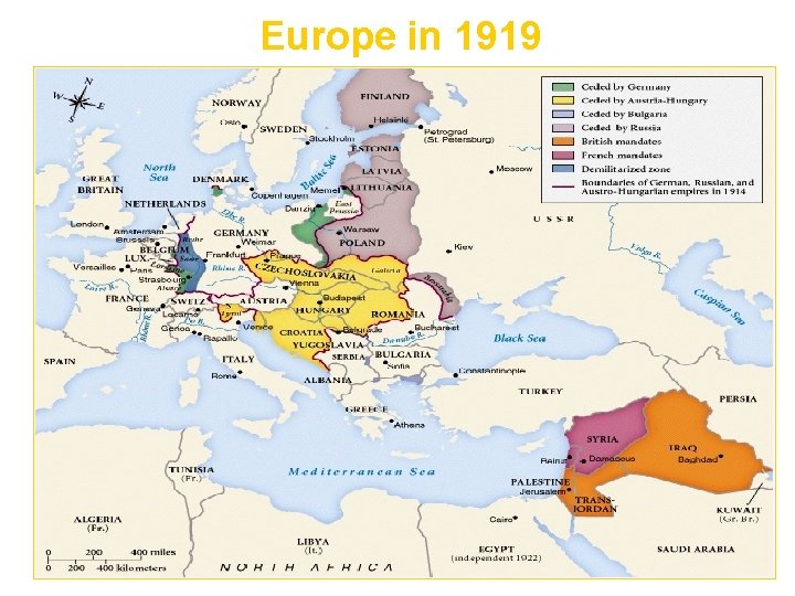 Europe in 1919 