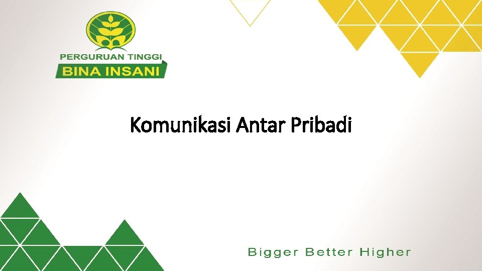 Komunikasi Antar Pribadi 