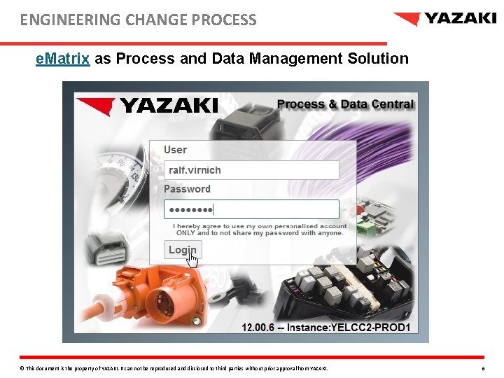 ENGINEERING CHANGE PROCESS e. Matrix as Process and Data Management Solution © This document