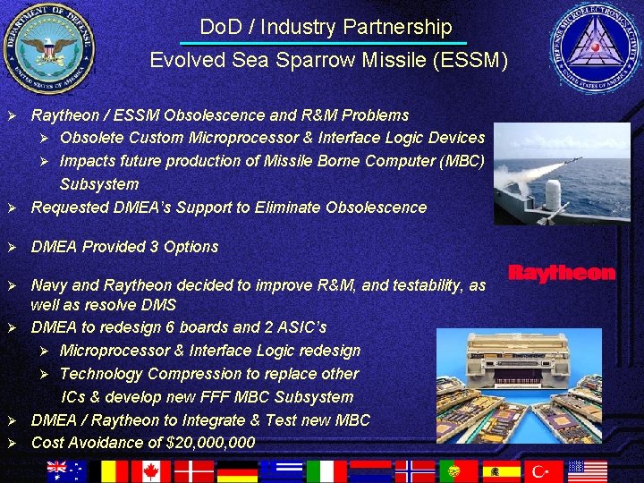 Do. D / Industry Partnership Evolved Sea Sparrow Missile (ESSM) Raytheon / ESSM Obsolescence