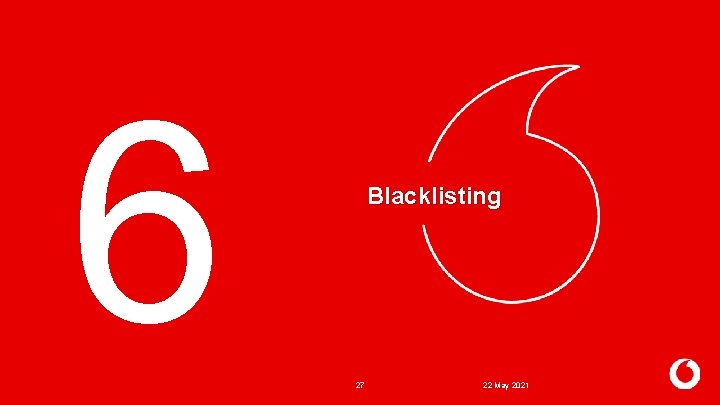 6 Blacklisting 27 22 May 2021 6 Blacklisting 27 22 May 2021