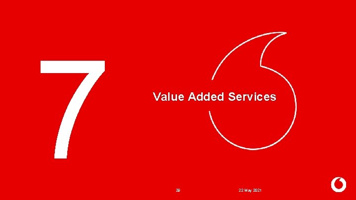 7 Value Added Services 29 22 May 2021 7 Value Added Services 29 22 May 2021