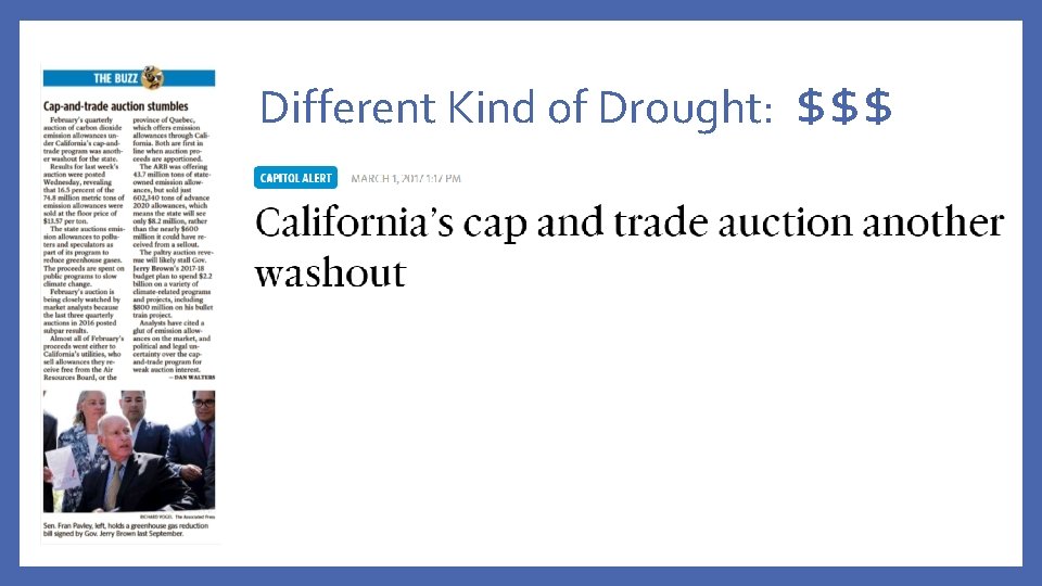 Different Kind of Drought: $$$ 