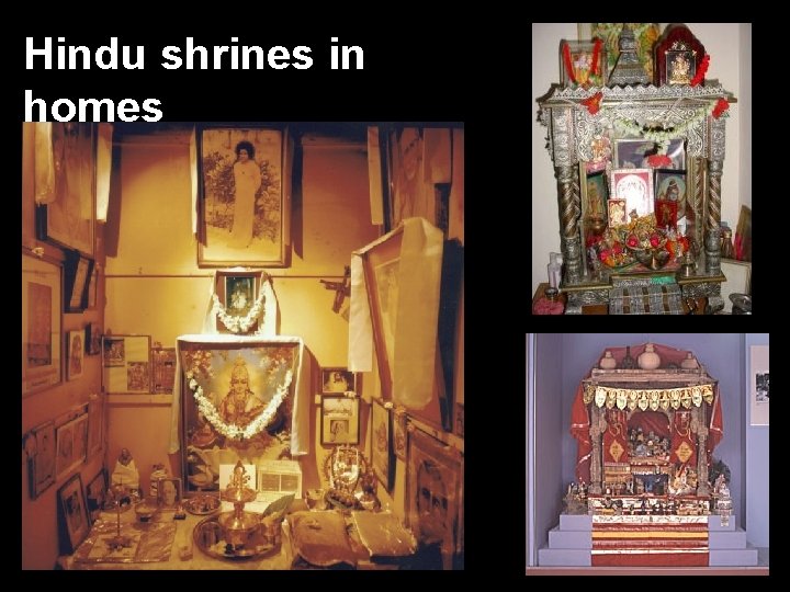 Hindu shrines in homes 