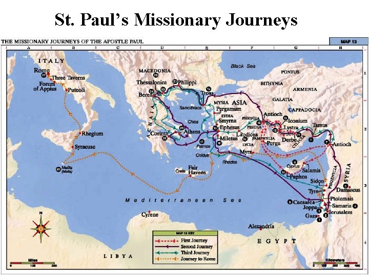 St. Paul’s Missionary Journeys 