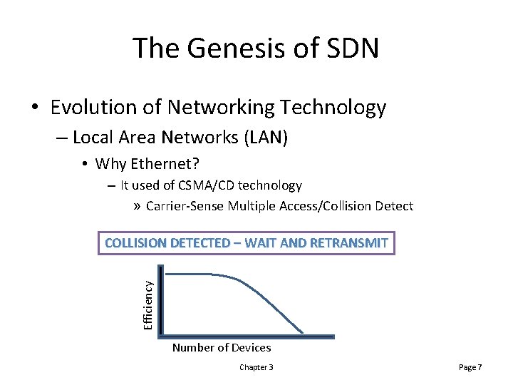 Software Defined Networks Chapter 3 1 Slides were