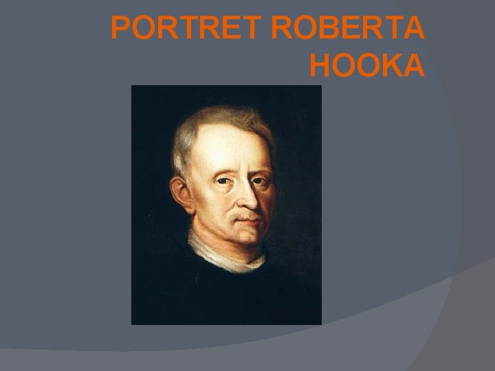 PORTRET ROBERTA HOOKA 