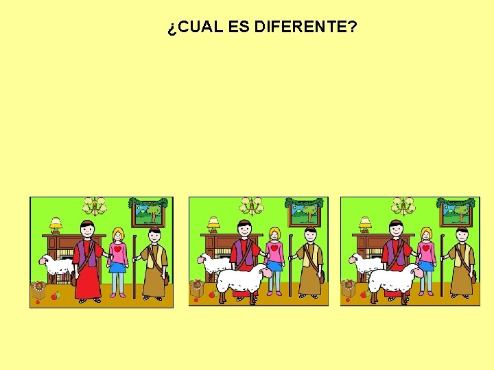 ¿CUAL ES DIFERENTE? 