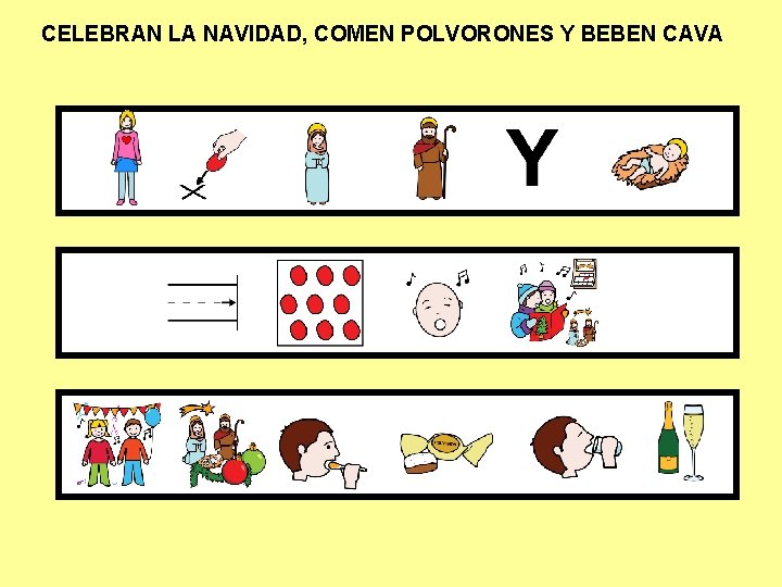 CELEBRAN LA NAVIDAD, COMEN POLVORONES Y BEBEN CAVA 