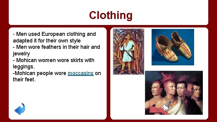 Clothing - Men used European clothing and adapted it for their own style -