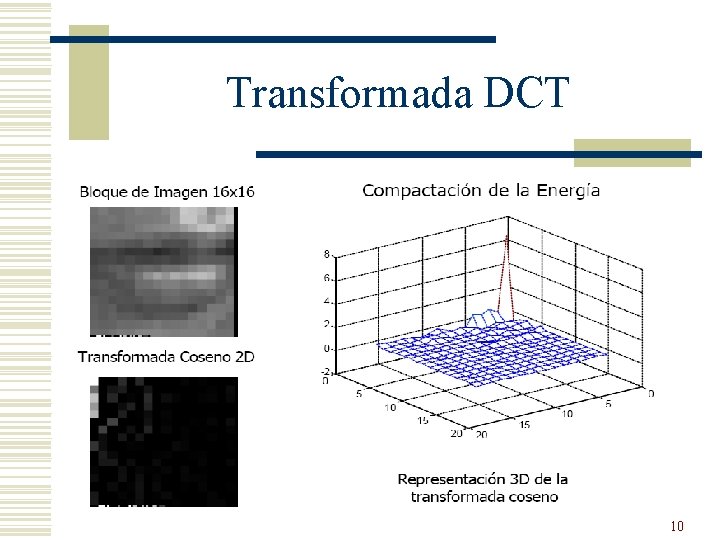 Transformada DCT 10 Transformada DCT 10