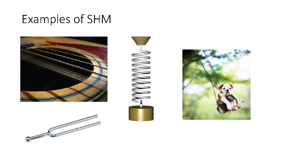 Examples of SHM 