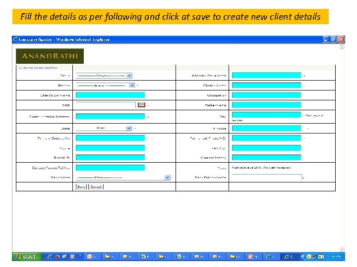 Intra Rathi Login LIFE INSURANCE MANUAL Please log on Intra rathi