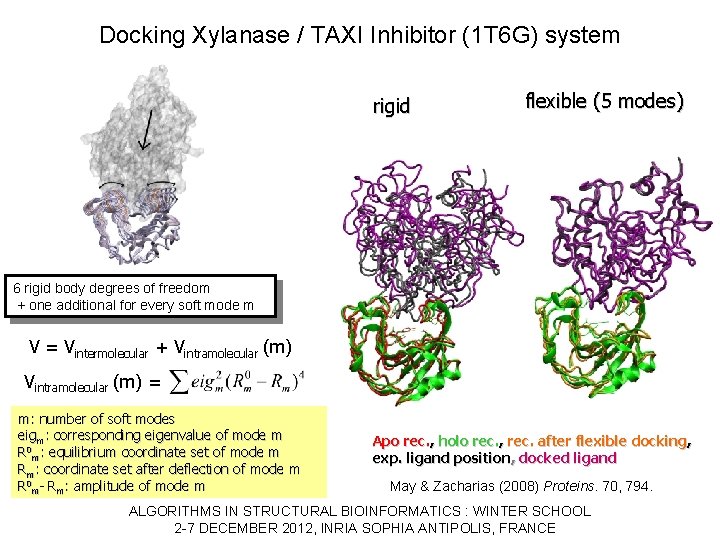 Docking Xylanase / TAXI Inhibitor (1 T 6 G) system rigid flexible (5 modes)