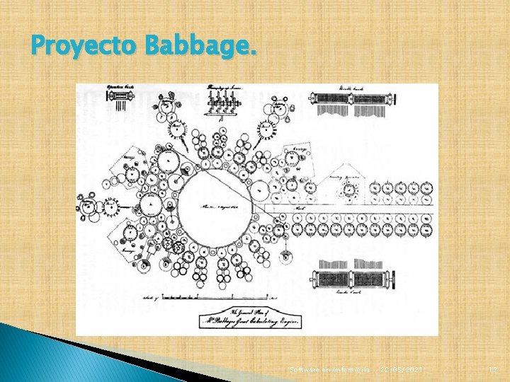 Proyecto Babbage. Software en enfermeria 22/05/2021 12 