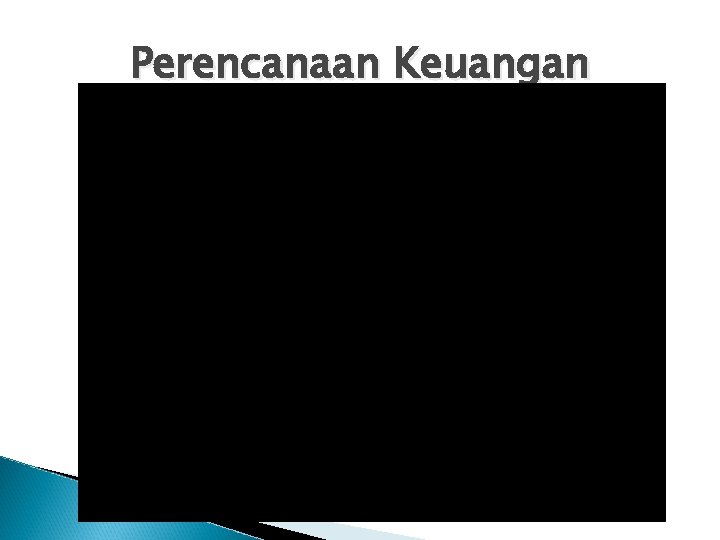 Perencanaan Keuangan 