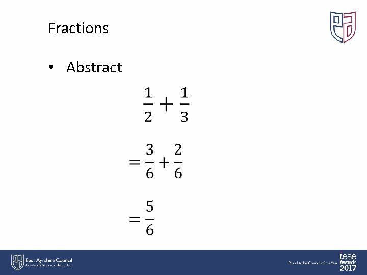 Fractions • Abstract 