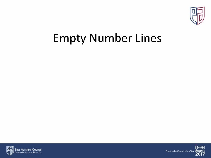 Empty Number Lines 