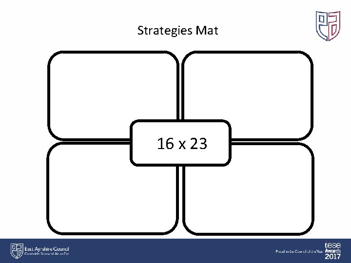 Strategies Mat 16 x 23 