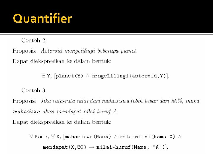 Quantifier 