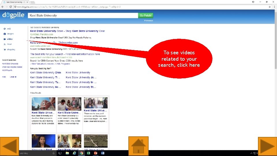 To see videos related to your search, click here 