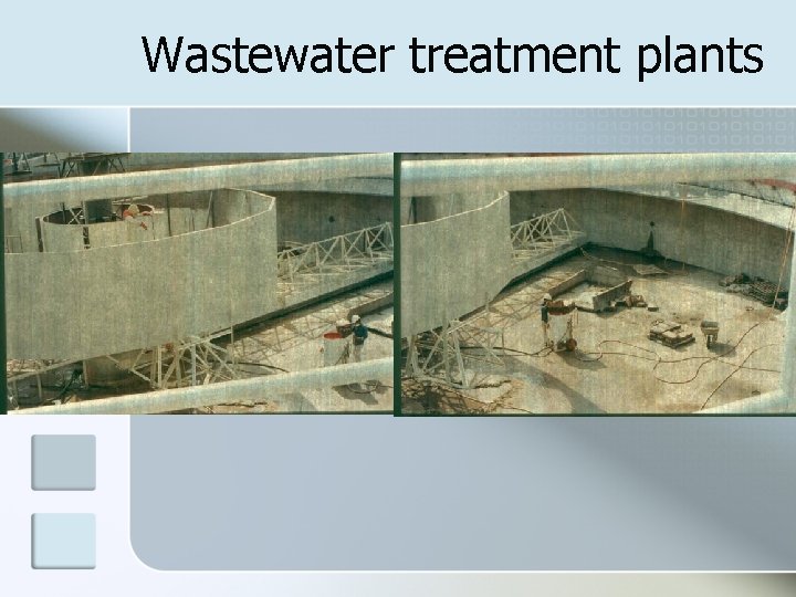 Wastewater treatment plants 