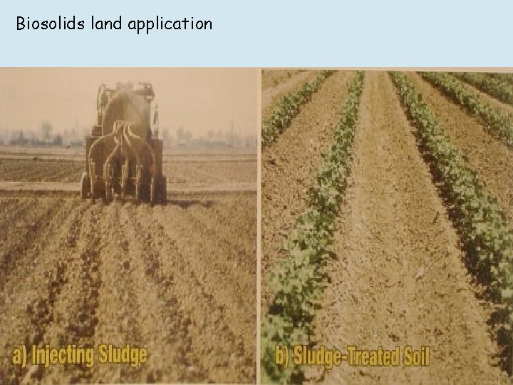 Biosolids land application 