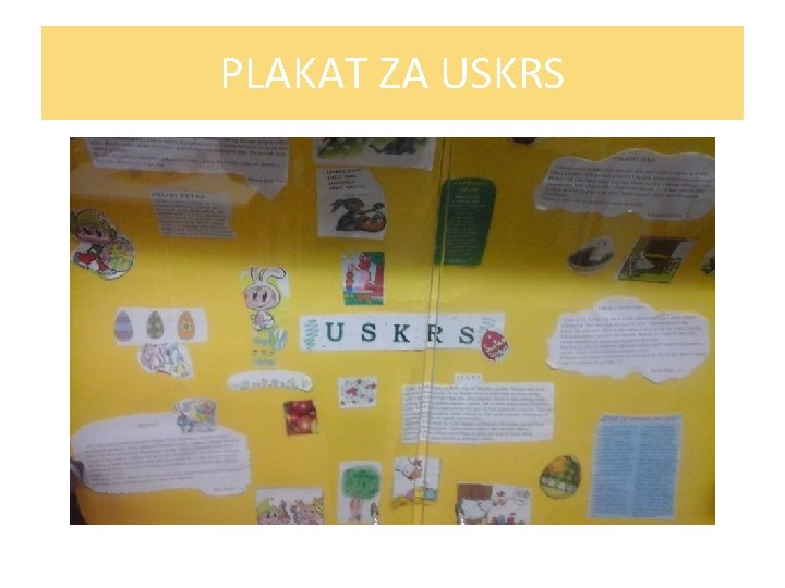 PLAKAT ZA USKRS PLAKAT ZA USKRS