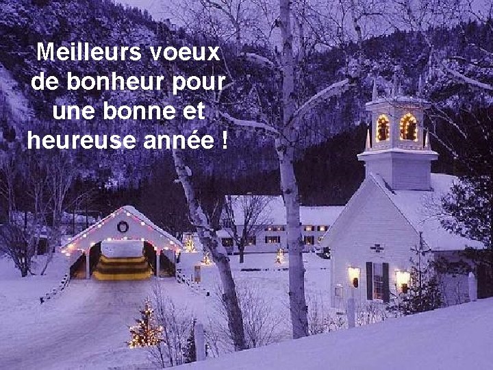 Meilleurs voeux de bonheur pour une bonne et heureuse année ! 