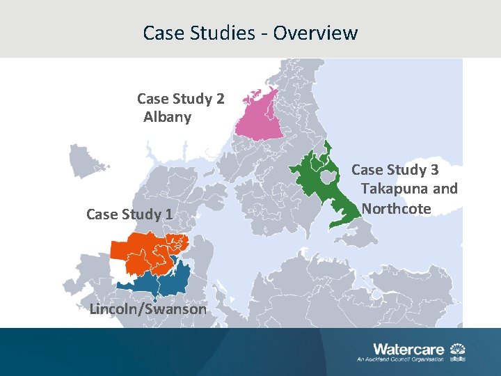 Case Studies - Overview Case Study 2 Albany Case Study 1 Lincoln/Swanson Case Study