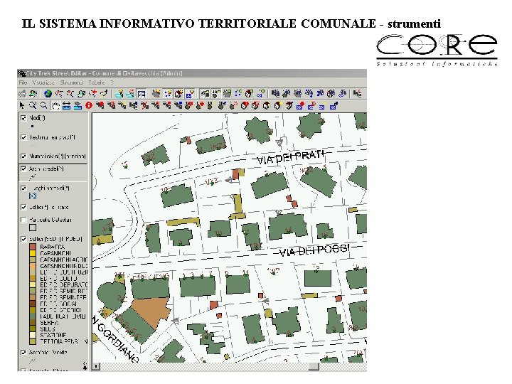 IL SISTEMA INFORMATIVO TERRITORIALE COMUNALE - strumenti 