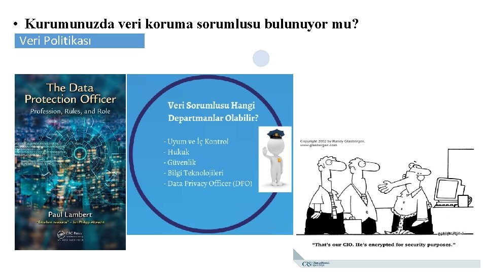  • Kurumunuzda veri koruma sorumlusu bulunuyor mu? Veri Politikası 