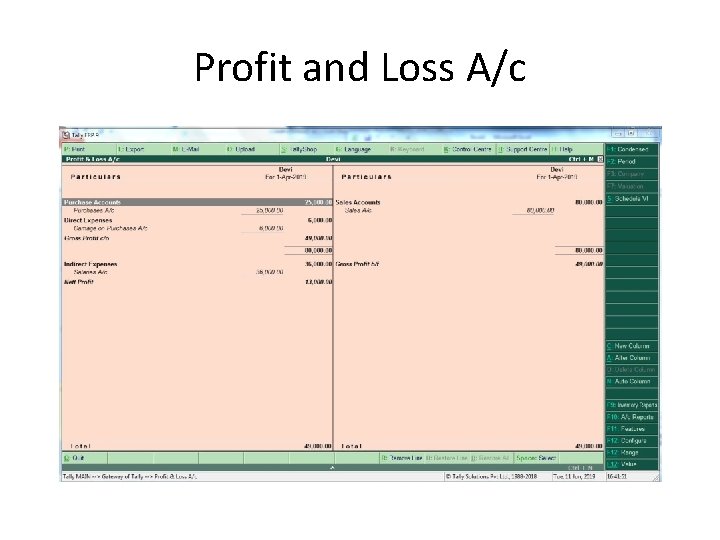 Profit and Loss A/c 