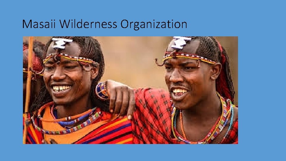 Masaii Wilderness Organization 
