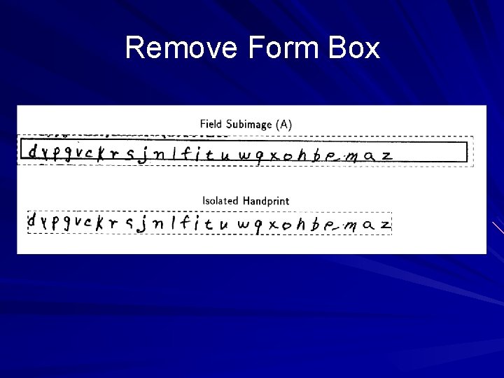 Remove Form Box 