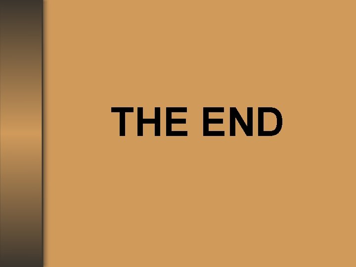 THE END 