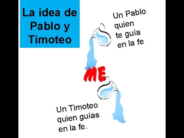 La idea de Pablo y Timoteo o e t o m i T Un