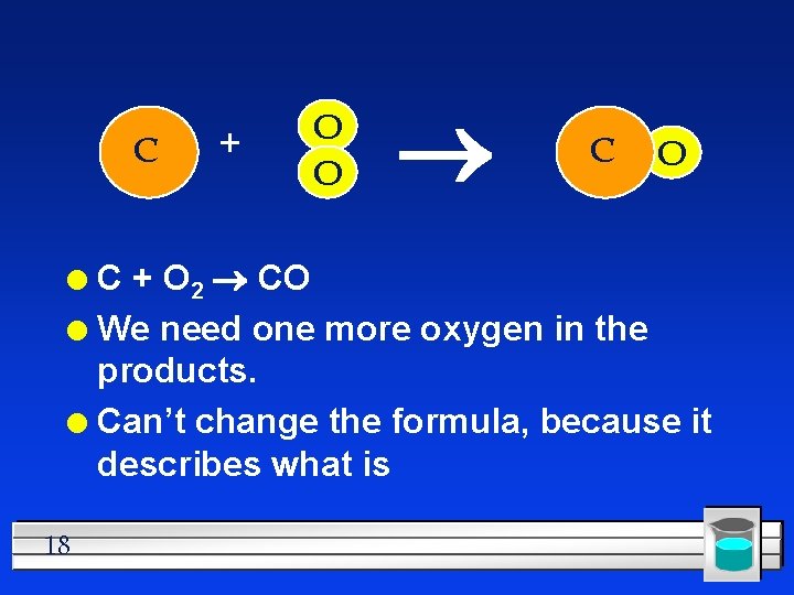 C + O O C + O 2 CO l We need one more