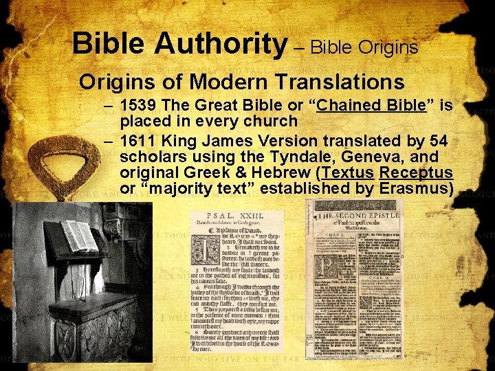 Bible Authority – Bible Origins of Modern Translations – 1539 The Great Bible or