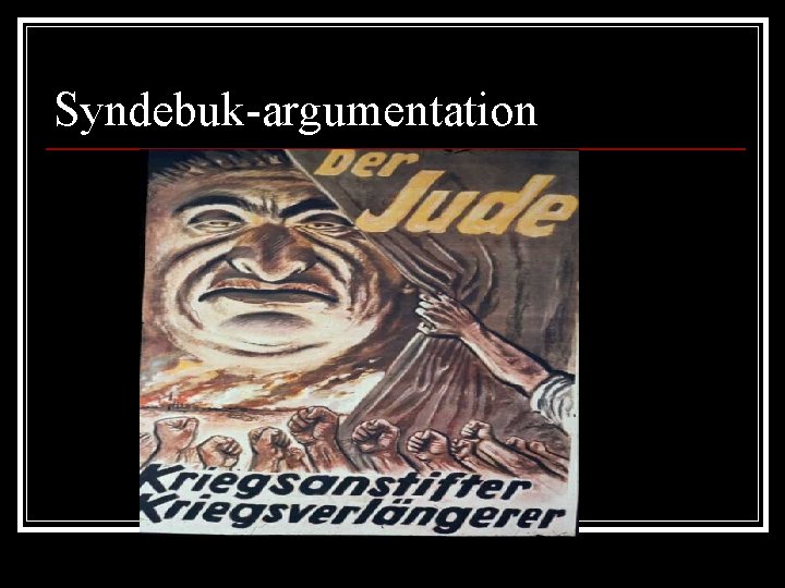 Syndebuk-argumentation Syndebuk-argumentation