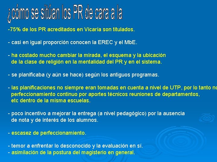 -75% de los PR acreditados en Vicaría son titulados. - casi en igual proporción