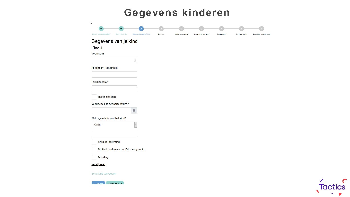 Gegevens kinderen 