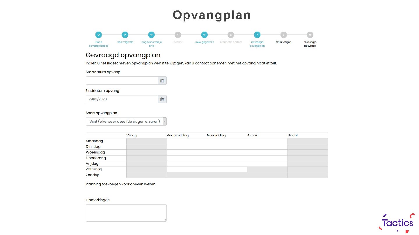 Opvangplan 