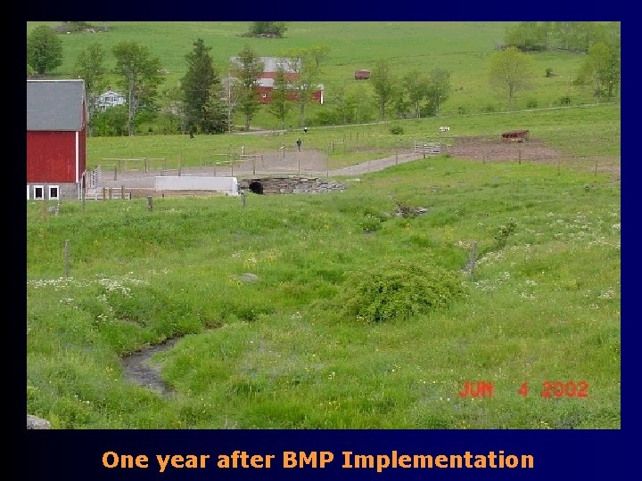 One year after BMP Implementation 