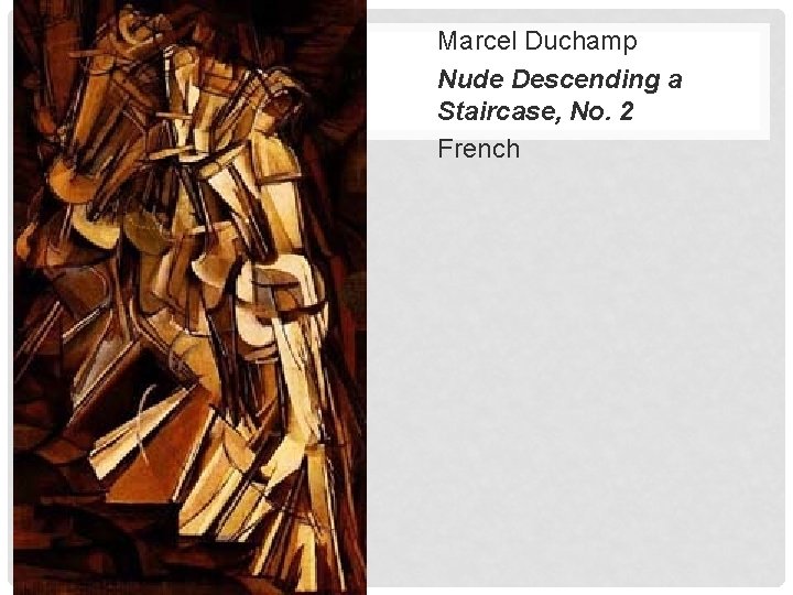 Marcel Duchamp Nude Descending a Staircase, No. 2 French 