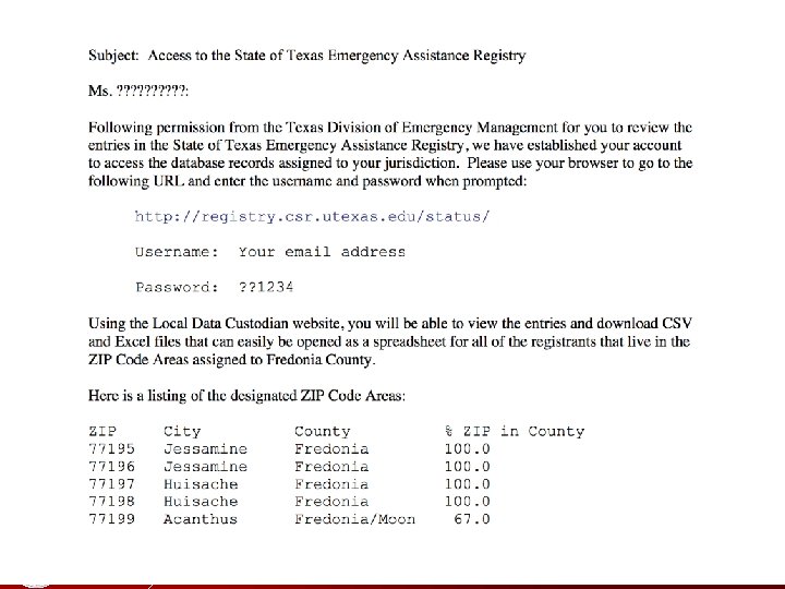 Texas Department of Public Safety DIVISION OF EMERGENCY MANAGEMENT 