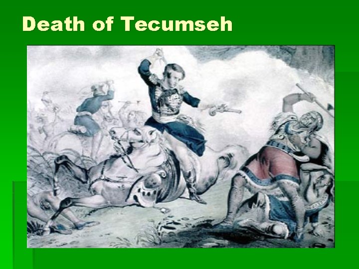 Death of Tecumseh 