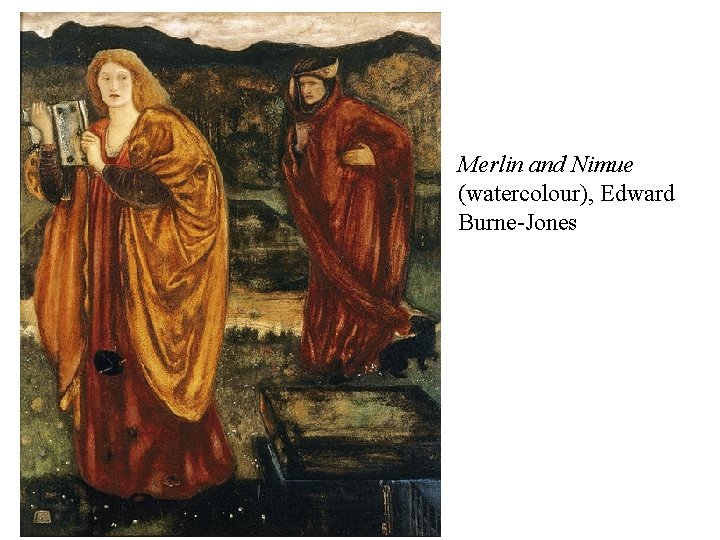 Merlin and Nimue (watercolour), Edward Burne-Jones 