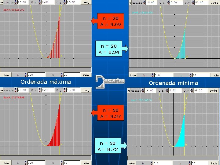 n = 20 A = 9. 69 n = 20 A = 8. 34